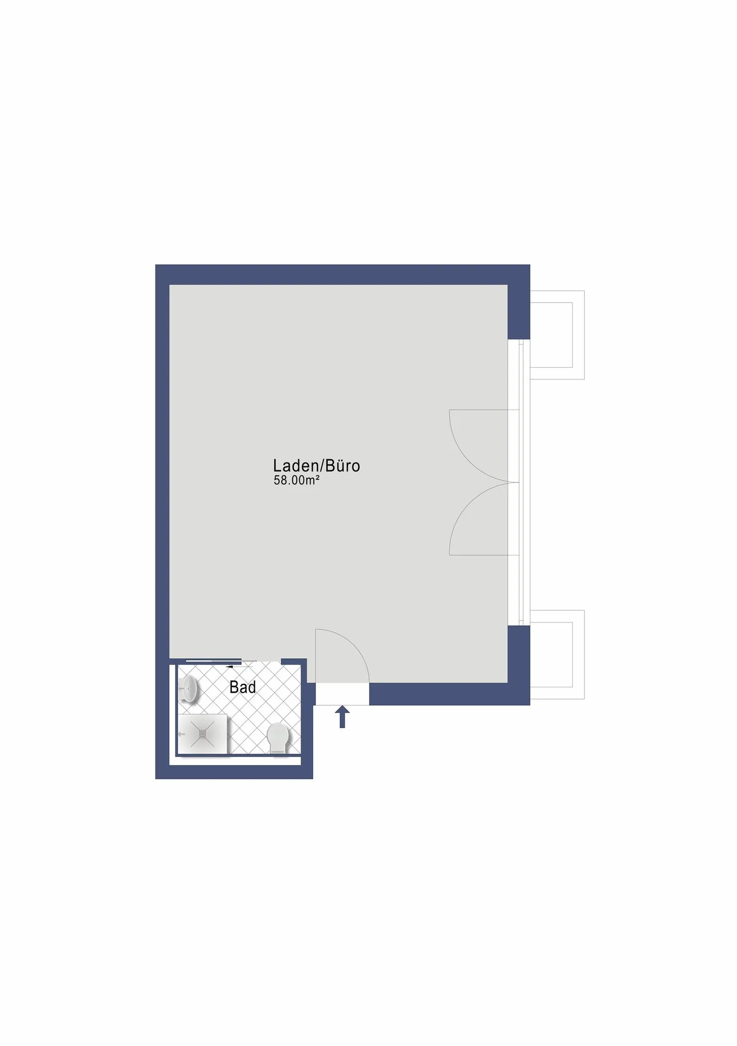 Parfait comme showroom, bureau ou surface de vente - Photo 6 sur 8