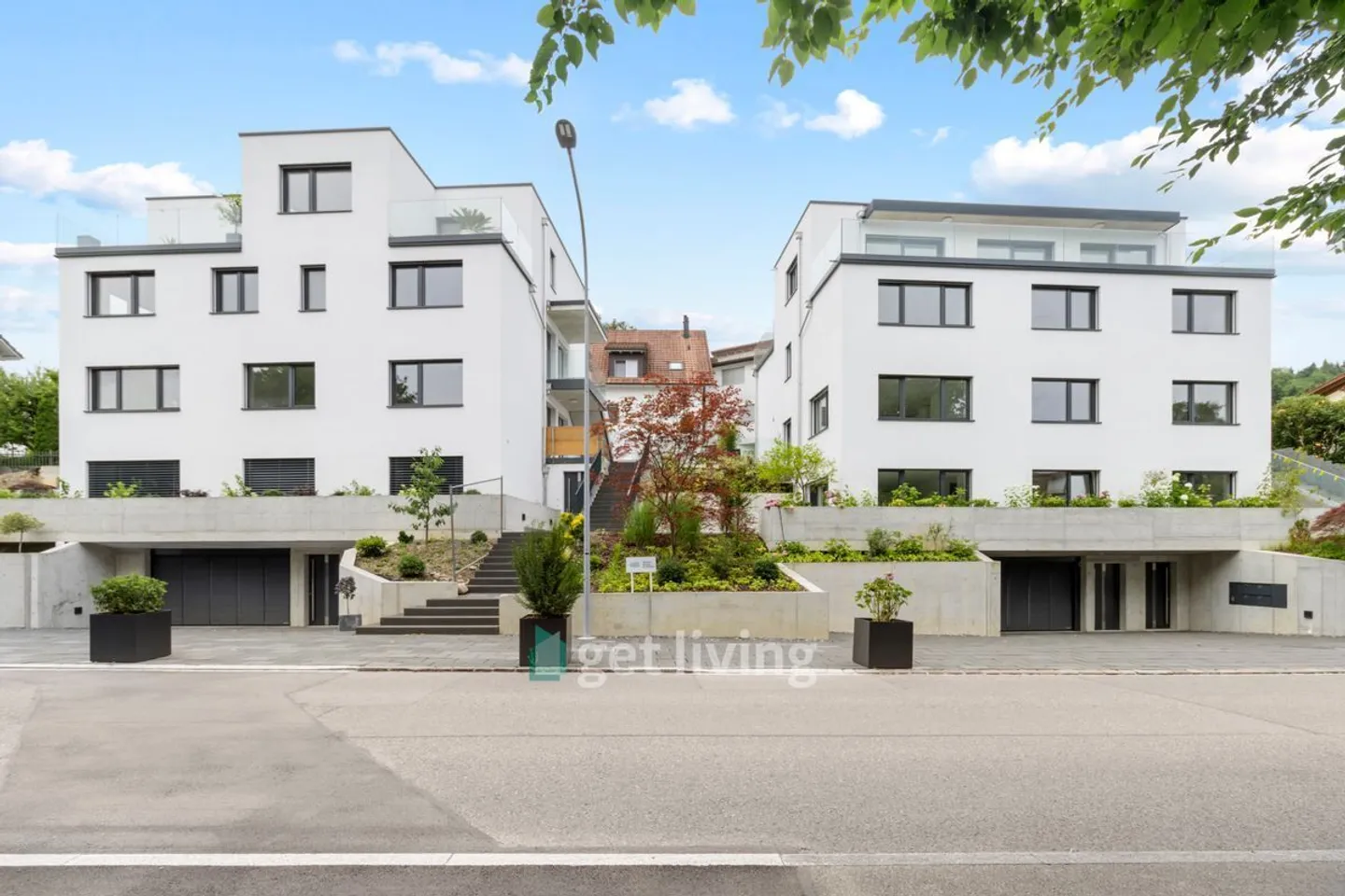 Nuova costruzione in posizione privilegiata con ampia terrazza (40 m²) e lavanderia e cantina private (17,4 m²). L'appartamento può anche essere affittato arredato su richiesta. - Foto 8 di 9