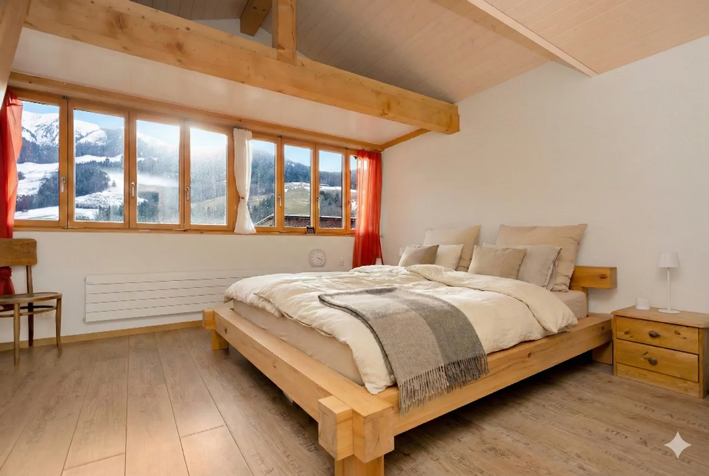 Appartement sous les combles de 4,5 pièces en standard de propriété avec vue dégagée - Photo 8 sur 13