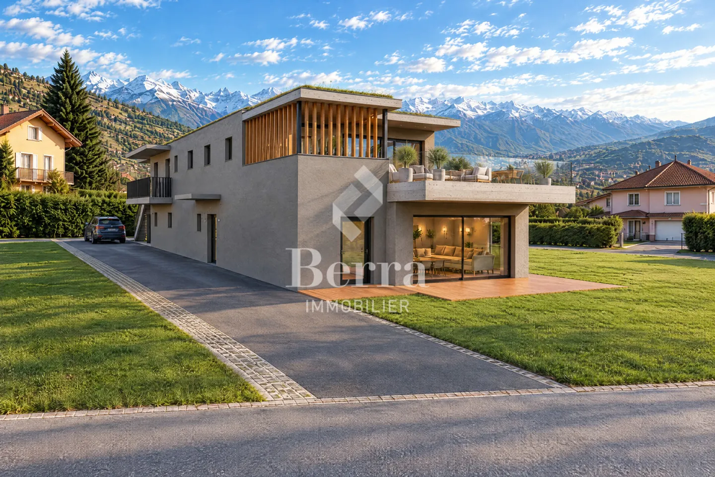 Contemporary Villa with Garden - Photo 1 of 11
