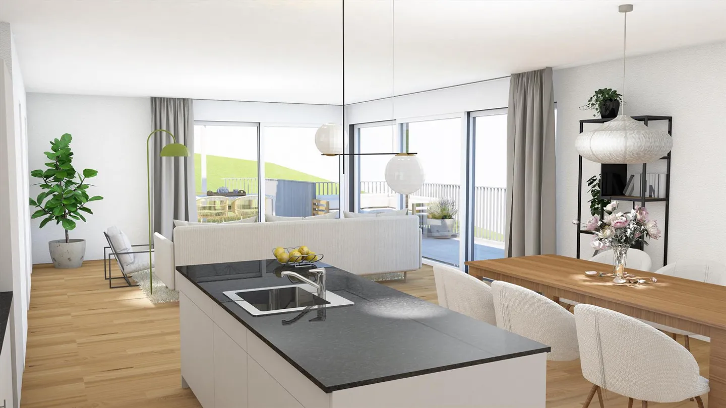 Moosmatt Füllinsdorf, Qualité de vie avec vue, 3 maisons individuelles en terrasse - Photo 17 sur 19