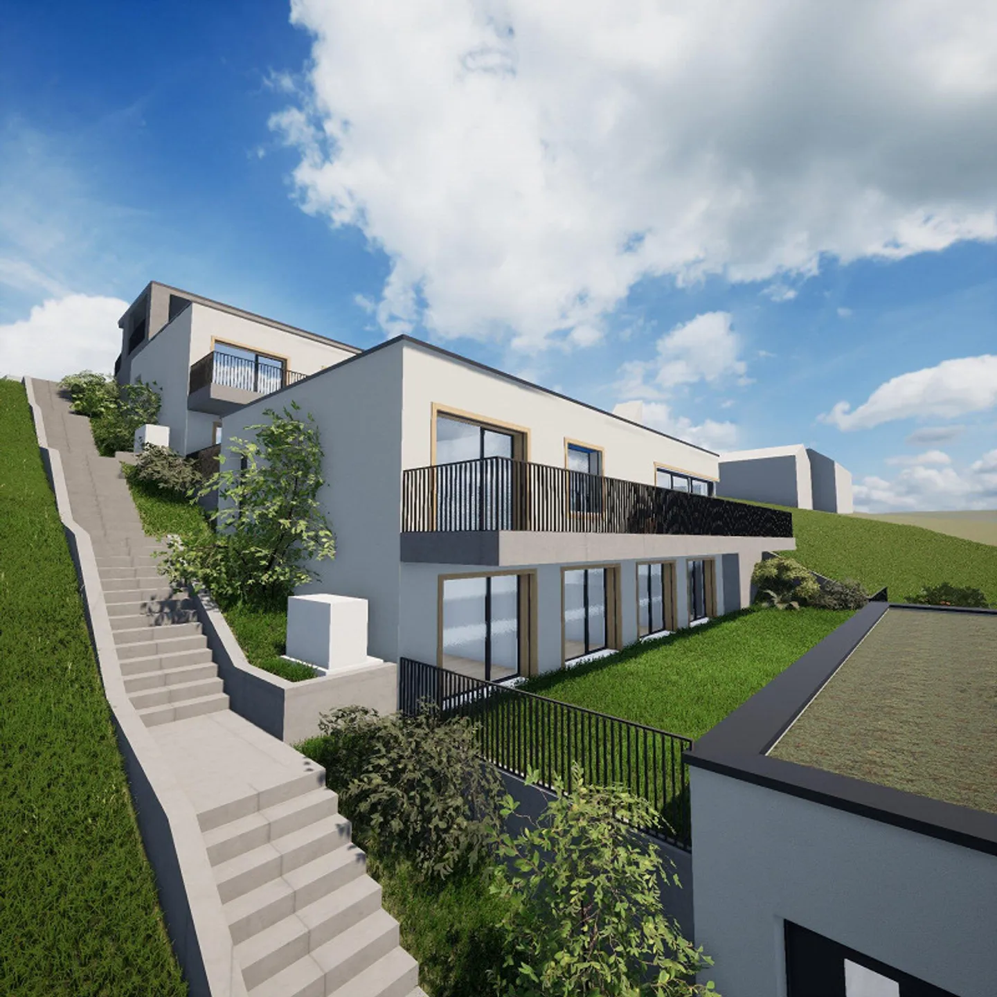 Moosmatt Füllinsdorf, Qualité de vie avec vue, 3 maisons individuelles en terrasse - Photo 6 sur 19