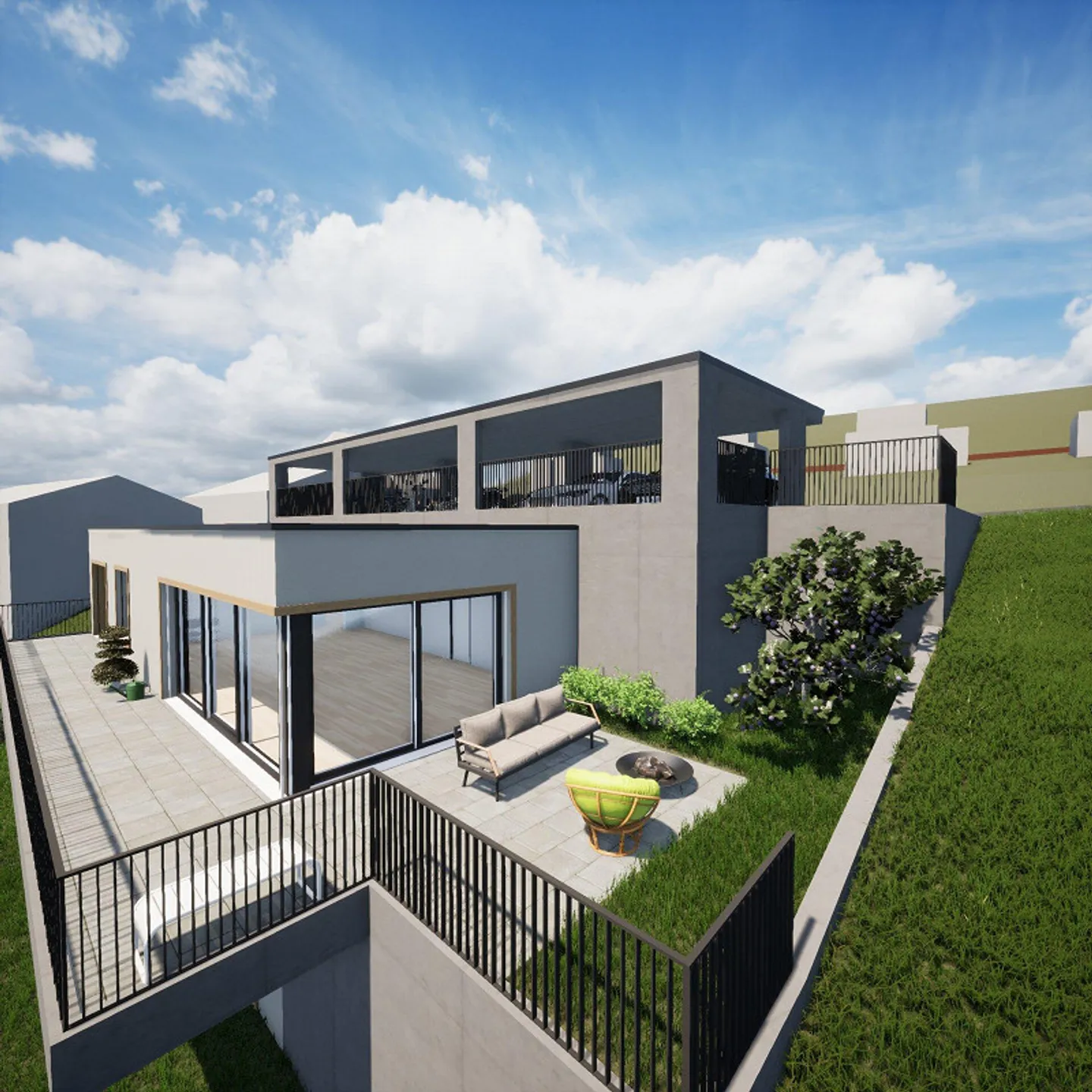 Moosmatt Füllinsdorf, Qualité de vie avec vue, 3 maisons individuelles en terrasse - Photo 10 sur 19
