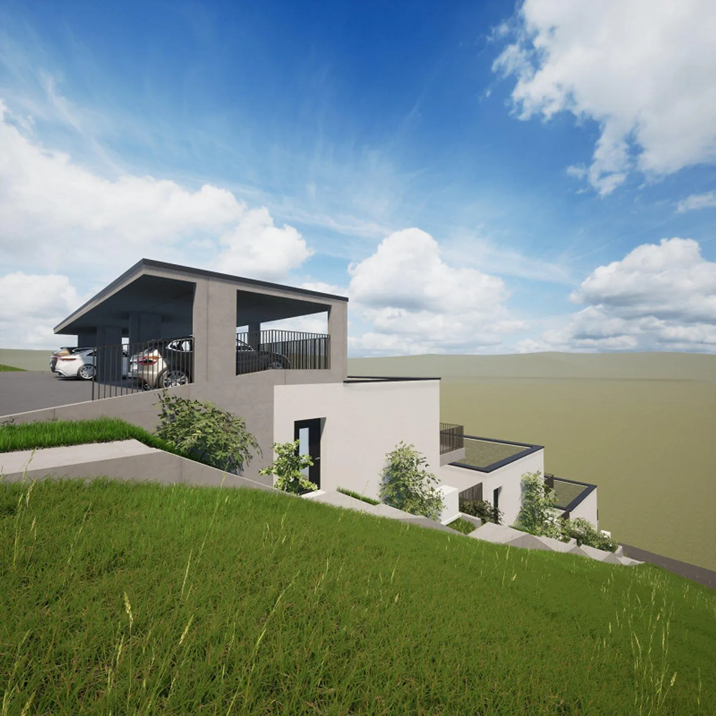 Moosmatt Füllinsdorf, Qualité de vie avec vue, 3 maisons individuelles en terrasse - Photo 11 sur 19