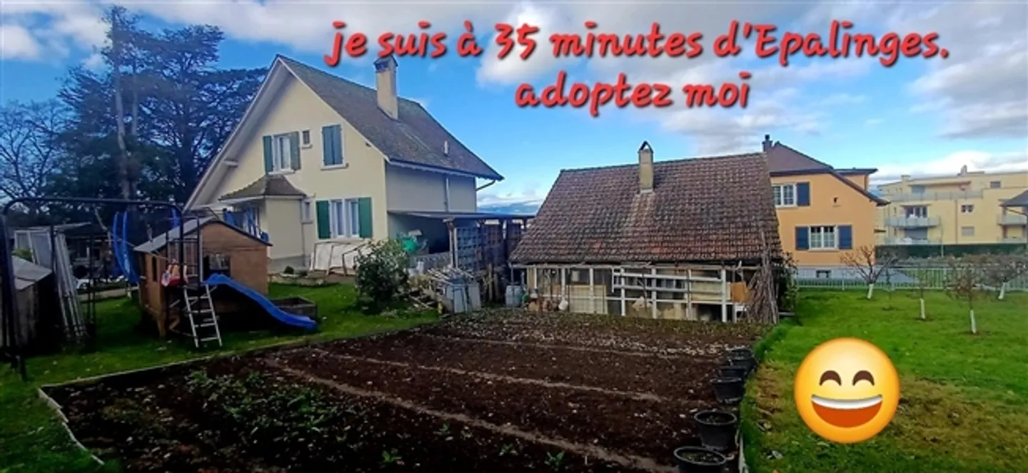 «Payerne. À 35 d'Epalinges. ndividuelle bourgeoise de 2 appart. 5.5+3.5» - Photo 2 sur 11