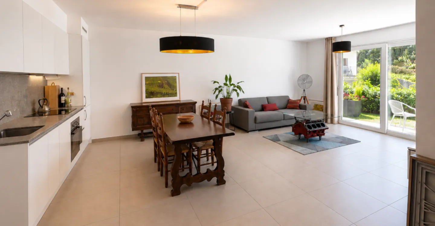 Appartement moderne avec jardin à Manno - Photo 4 sur 11