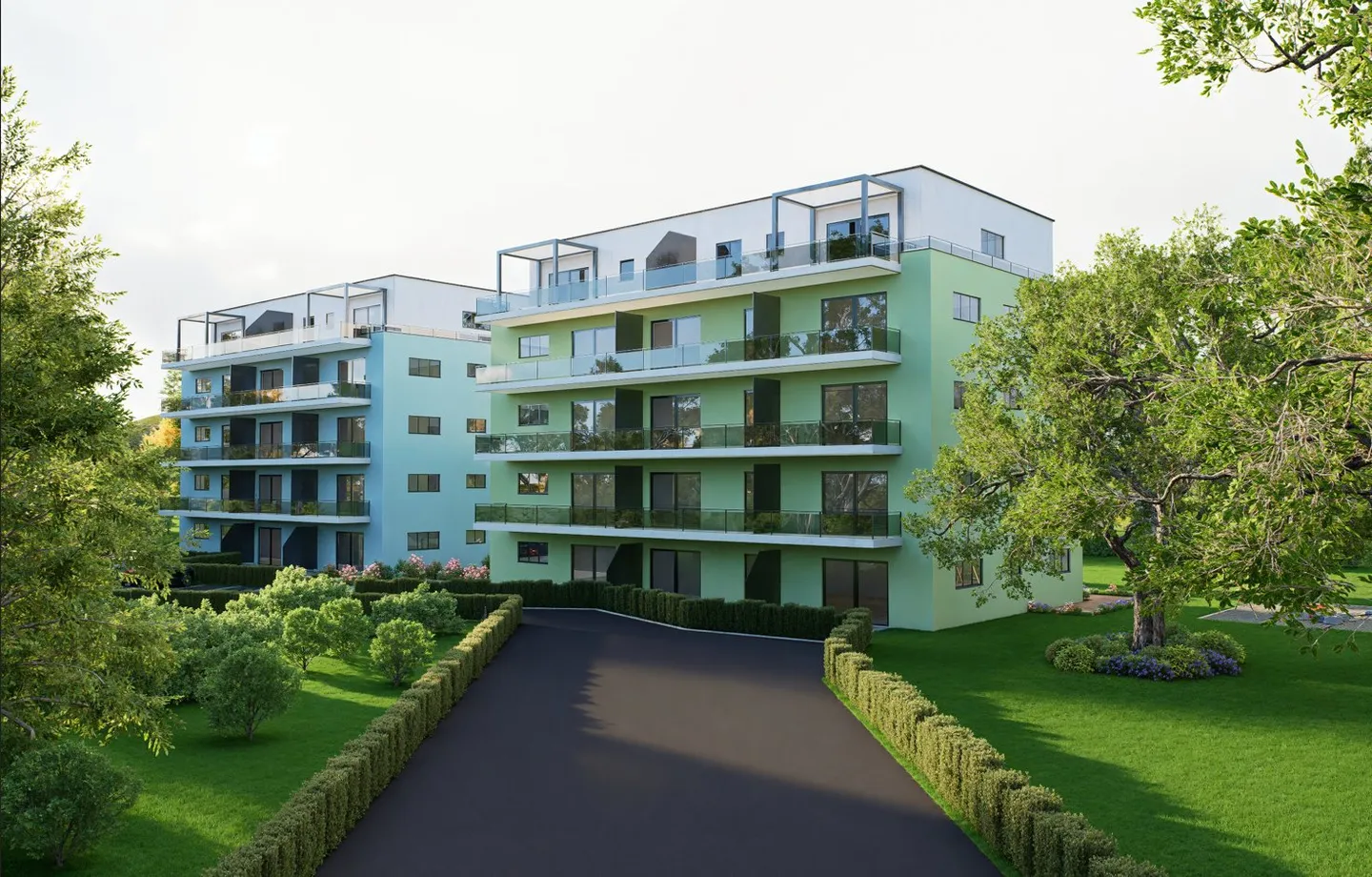 Moderne Wohnungen in Delémont - Foto 1 von 8