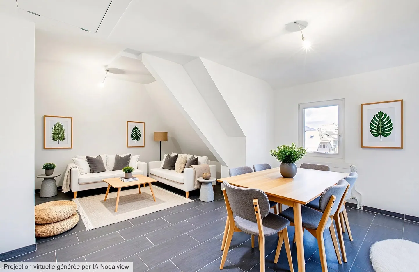 Charmante renovierte 3.5-Zimmer-Wohnung im Dachgeschoss - Foto 3 von 11