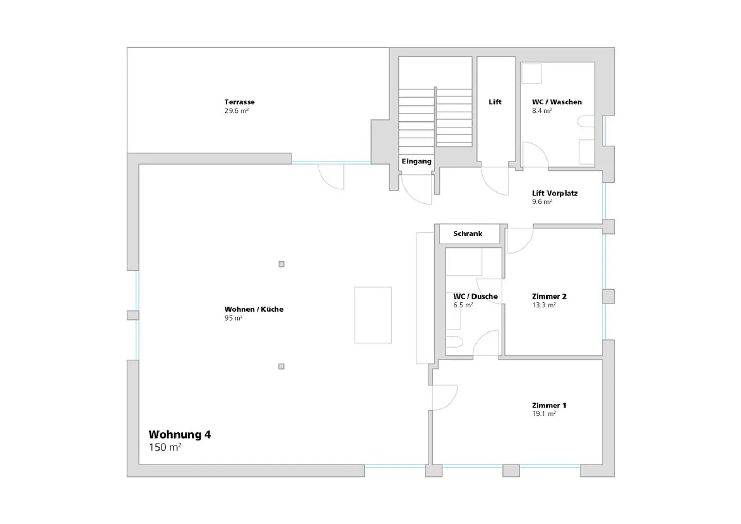 Exklusive Dachwohnung mit Bergsicht und attraktiver Sonnenterrasse - Foto 13 von 14