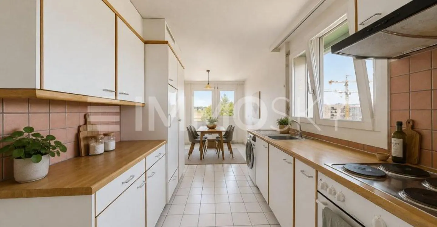 2.5 pièces au dernier étage avec ascenseur - Foto 1 von 5
