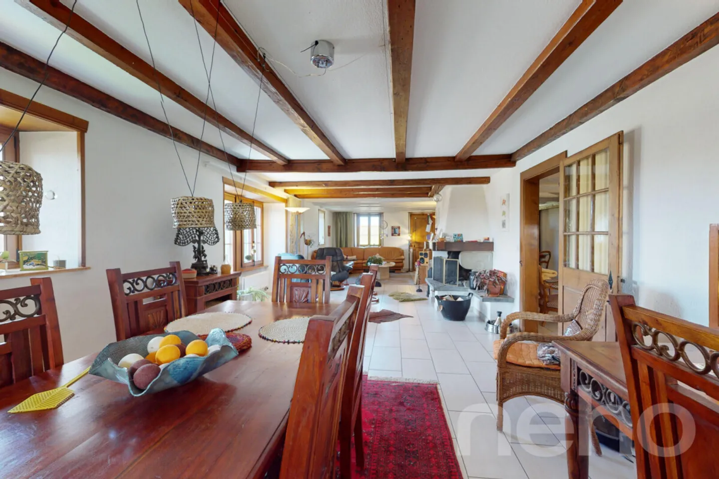 DUPLEX DE CHARME AVEC GRAND POTENTIEL D?AMÉNAGEMENT À SOTTENS - Foto 10 von 13