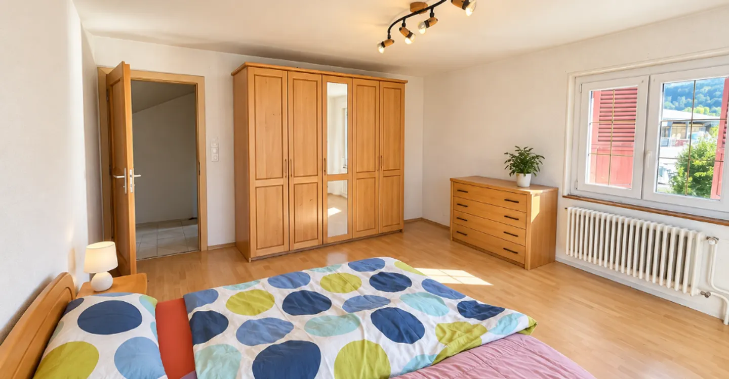 Maison familiale avec jardin, garage et panneaux solaires à Boncourt - Foto 9 di 12