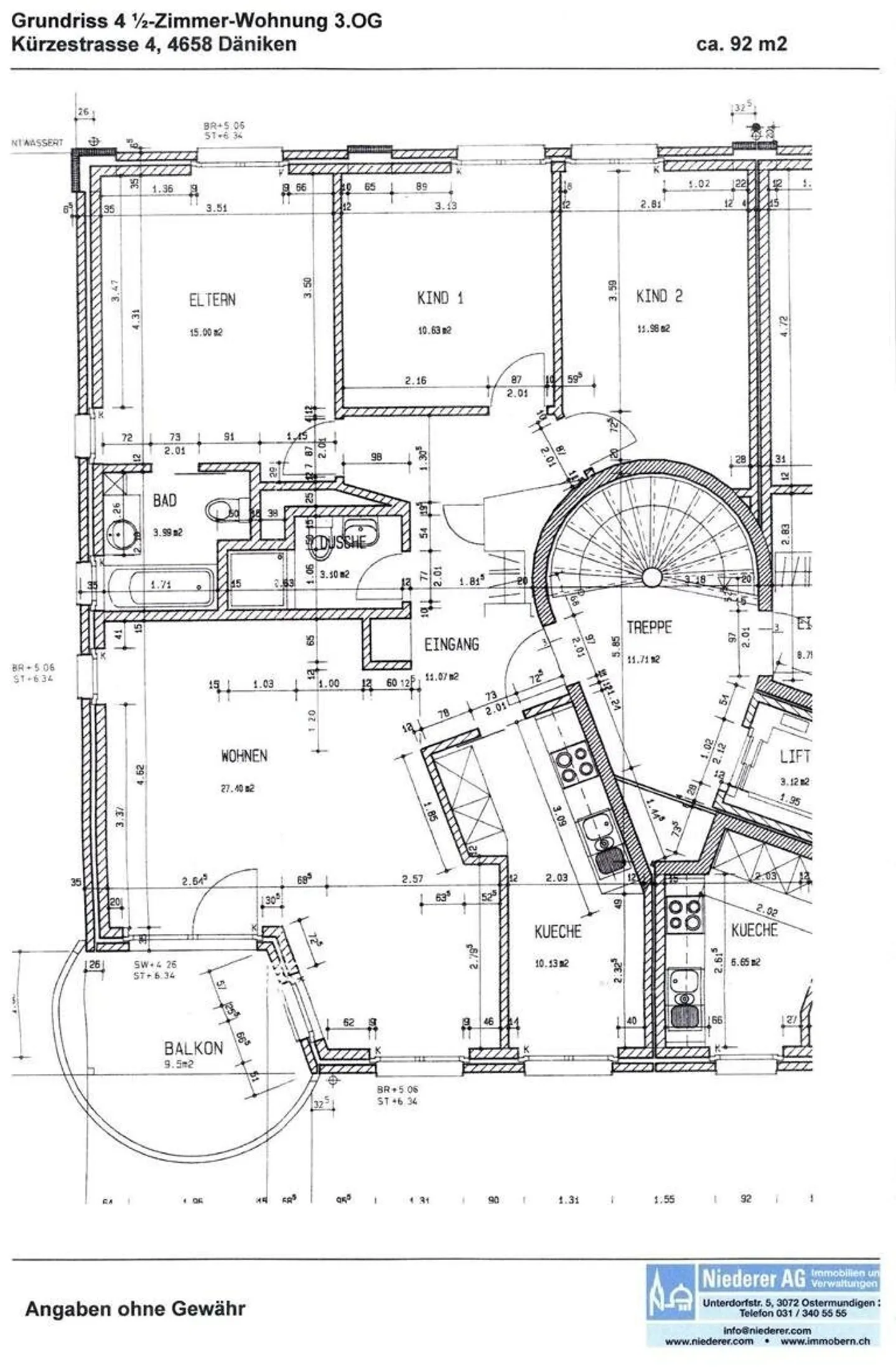 Appartamento 4½ locali, CENTRALE, TRANQUILLO, ACCOGLIENTE - Foto 8 di 9