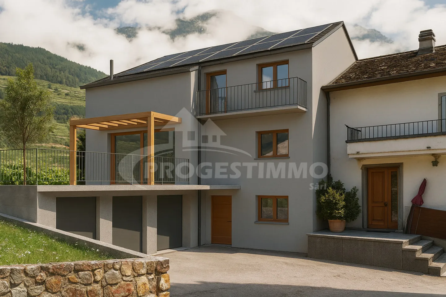 RENAISSANCE D'UN MAZOT AU COEUR DE FULLY - Photo 3 sur 3