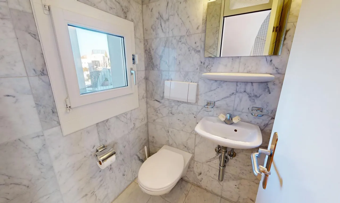 Maisonette de 4,5 pièces située au calme avec terrasse sur le toit à Bonstetten - Photo 9 sur 13