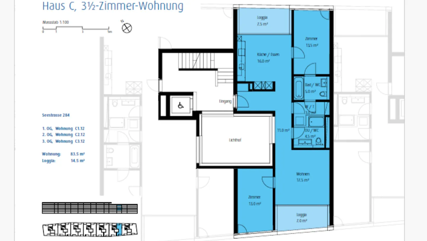 Modern 3.5-room apartment near the lake - Photo 6 of 6