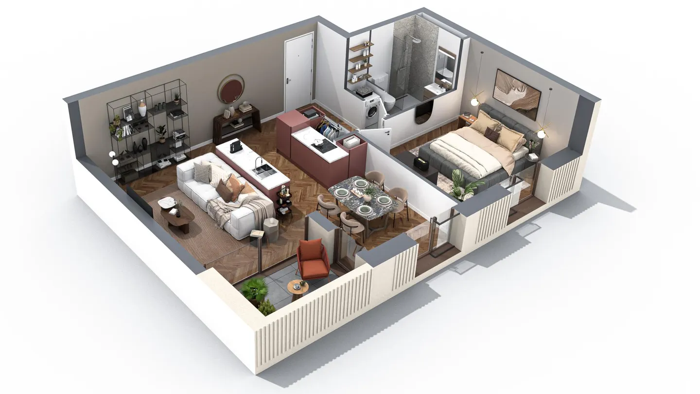 Appartement Contemporain à SAKARA - Photo 6 sur 6