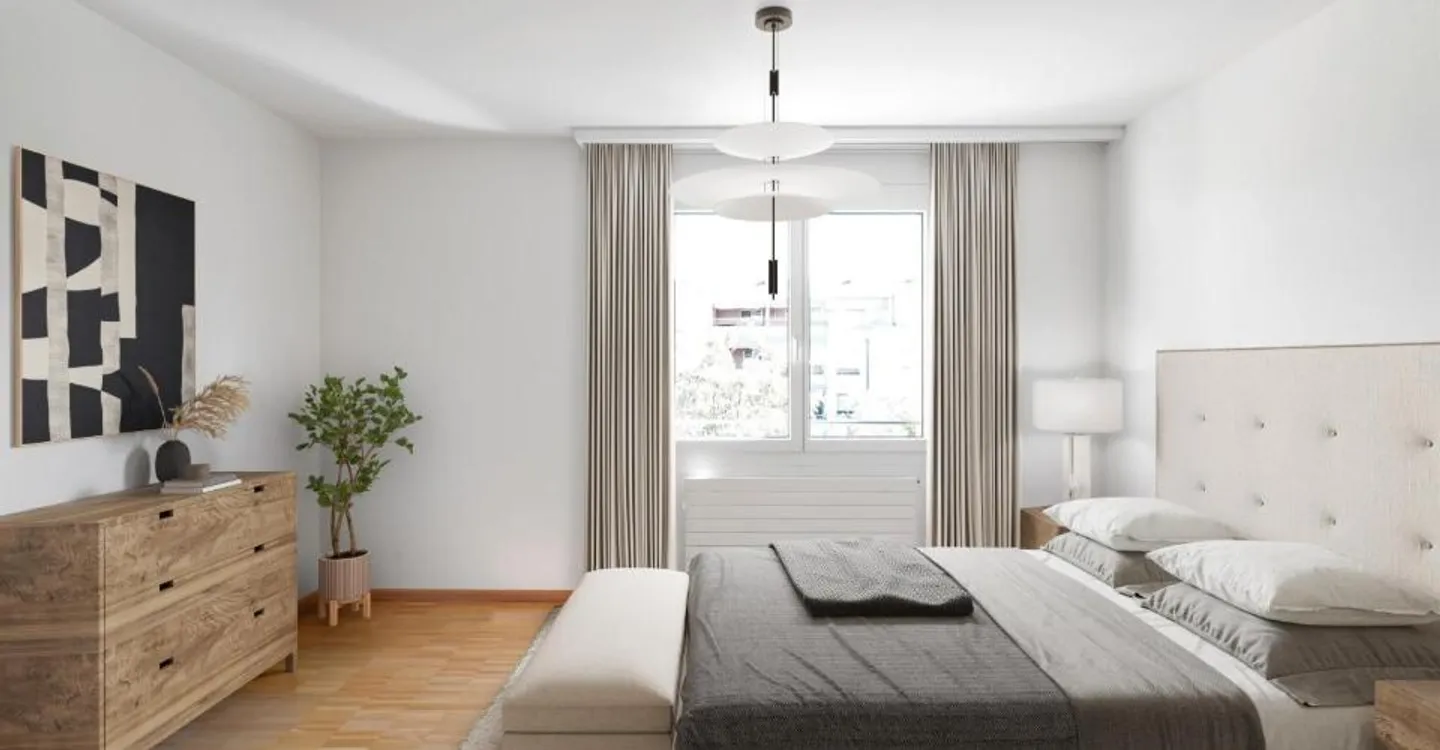 Charmante Dachwohnung in ruhiger Lage - Foto 6 von 8