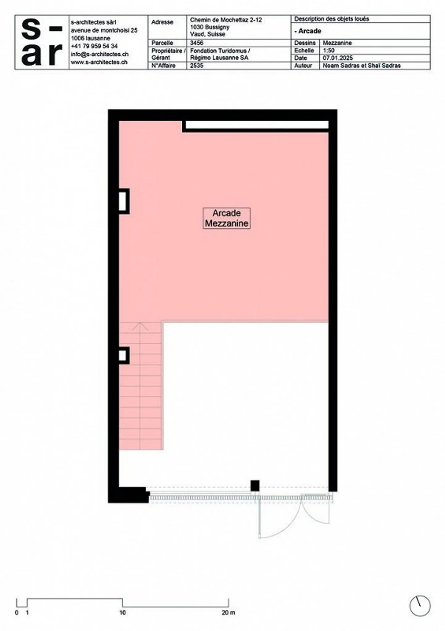 Arcade di 43m2 nel cuore di un nuovo quartiere a Bussigny - Foto 5 di 5