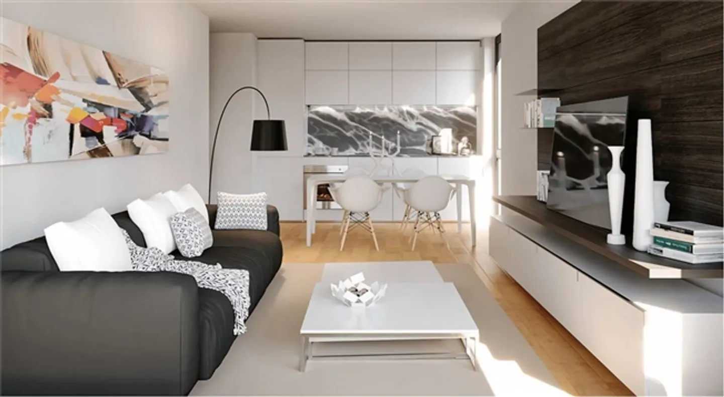 Appartement 2,5 pièces nouvellement construit et meublé avec terrasse – un mélange réussi de luxe et de confort - Photo 10 sur 20