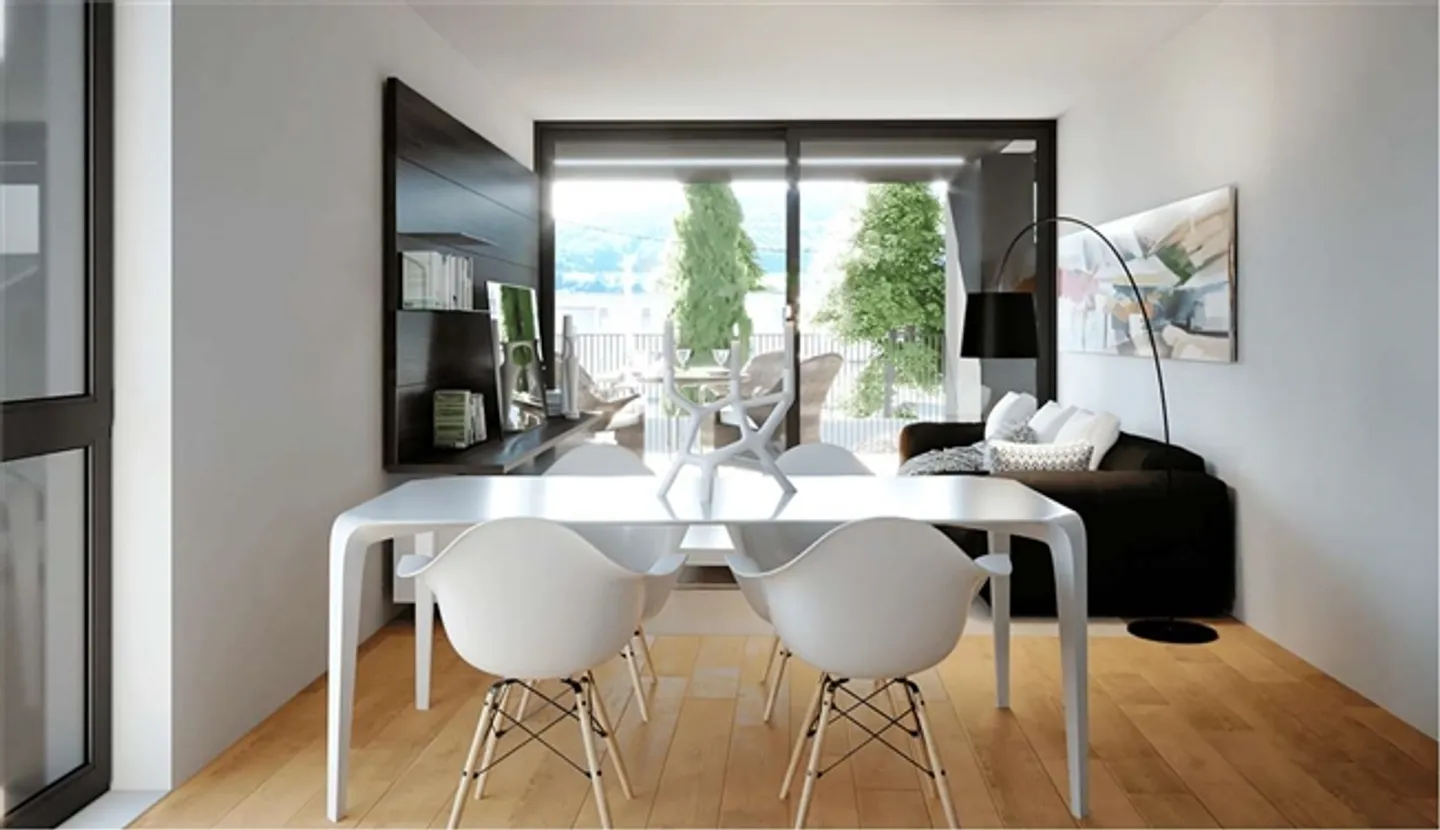 Appartement 2,5 pièces nouvellement construit et meublé avec terrasse – un mélange réussi de luxe et de confort - Photo 12 sur 20