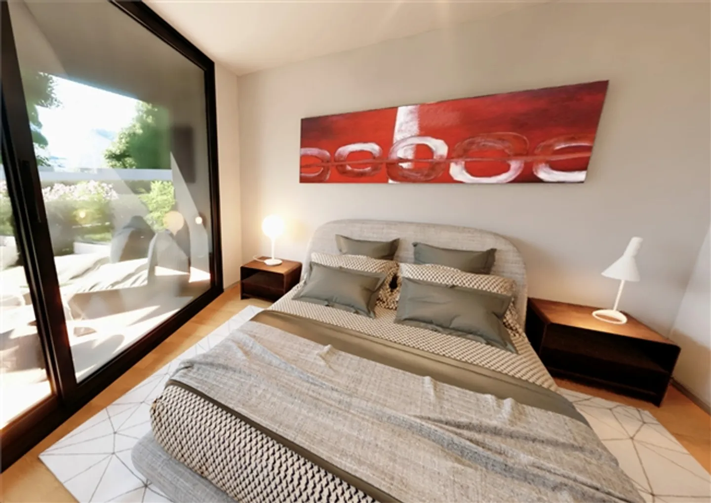 Appartement 2,5 pièces nouvellement construit et meublé avec terrasse – un mélange réussi de luxe et de confort - Photo 17 sur 20