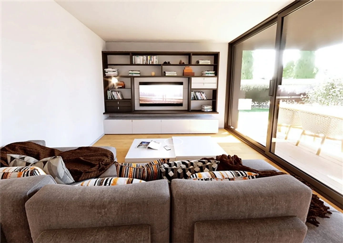 Appartement 2,5 pièces nouvellement construit et meublé avec terrasse – un mélange réussi de luxe et de confort - Photo 19 sur 20