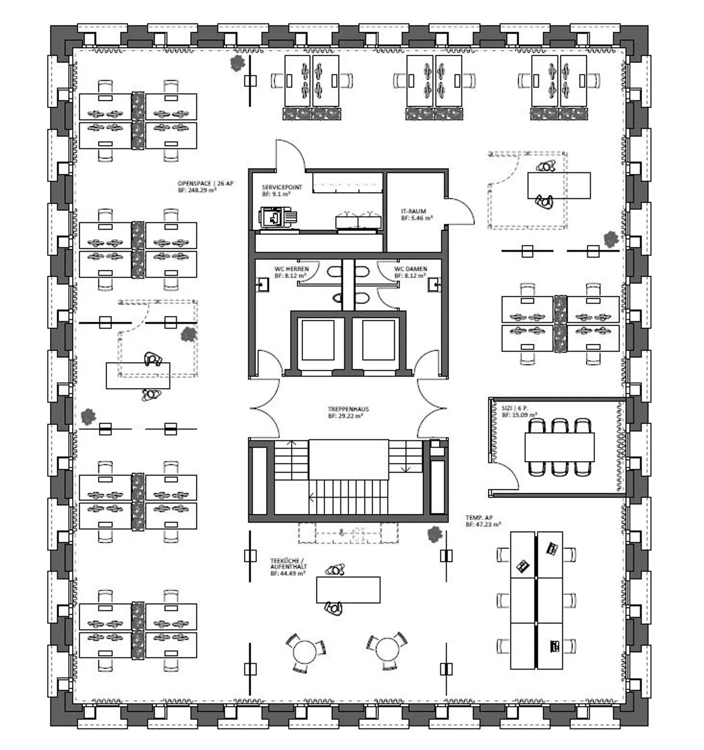 386 m² Office Space | Plug & Work - Photo 23 of 24