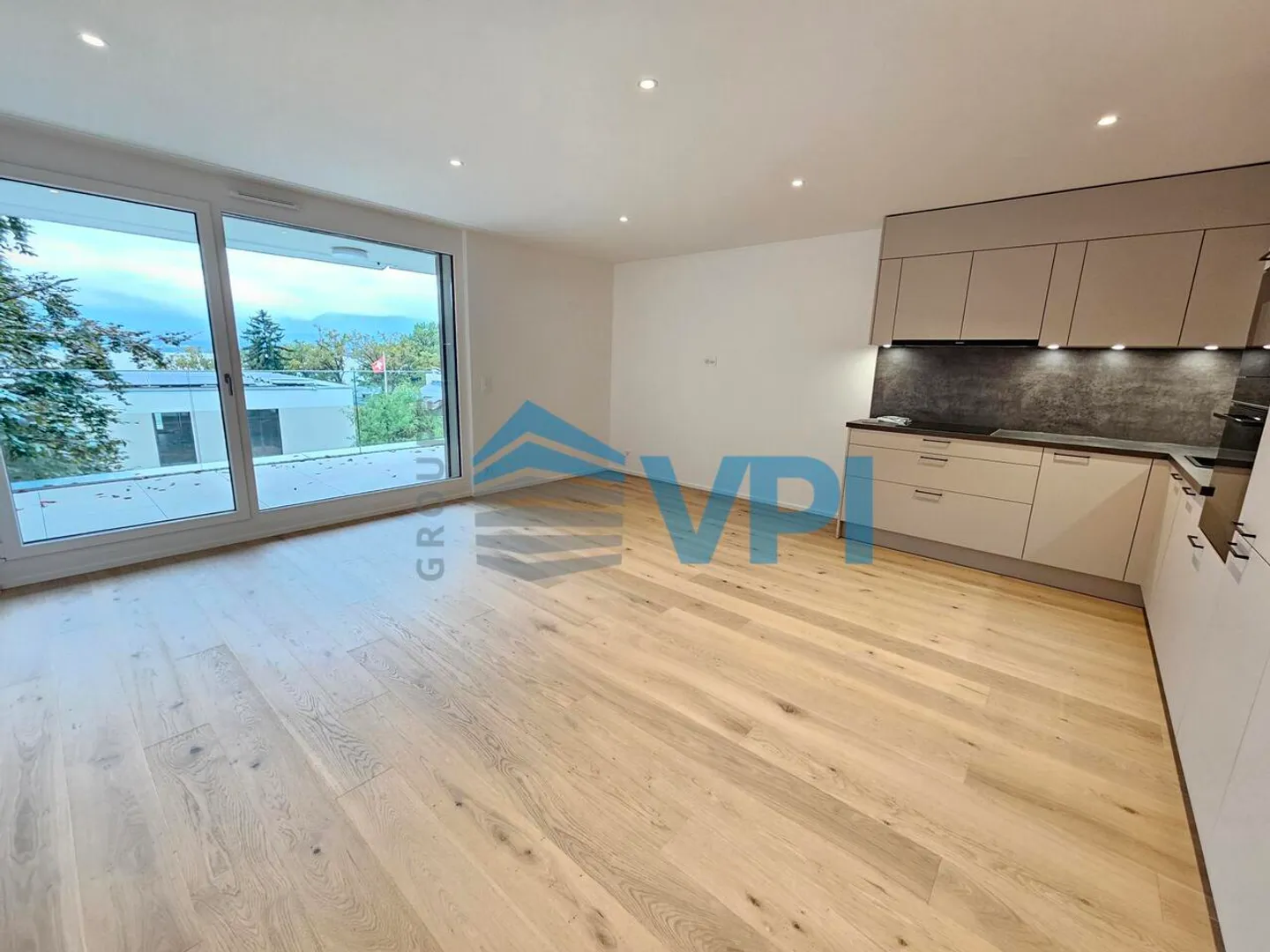 3 pièces neuf avec terrasse vue sur le lac à Anières - Photo 1 sur 12