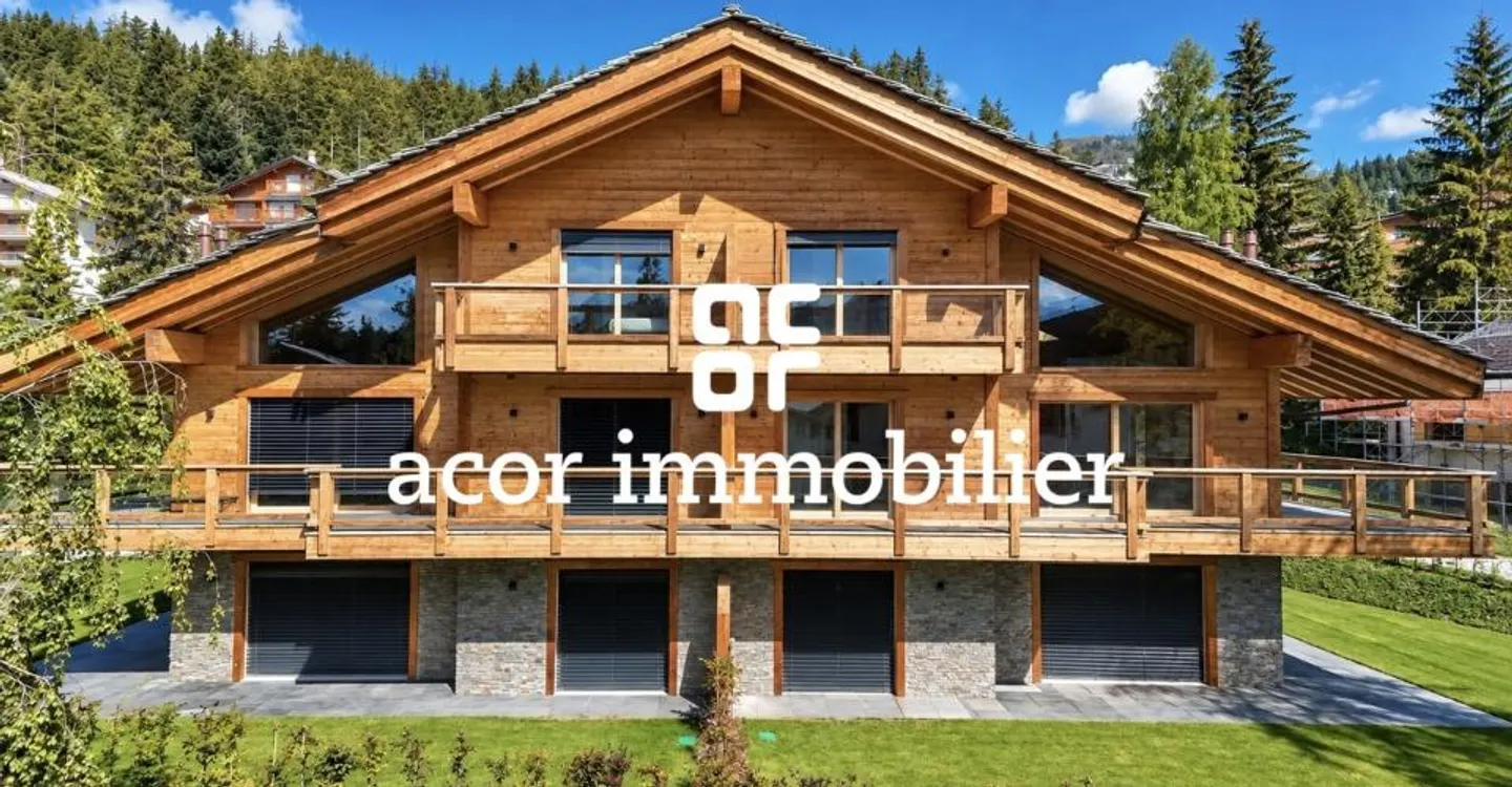 CRANS – NEW DUPLEX OF 282 M² – PREMIUM RESIDENCE WITH SPA & WELLNESS - Photo 1 of 13