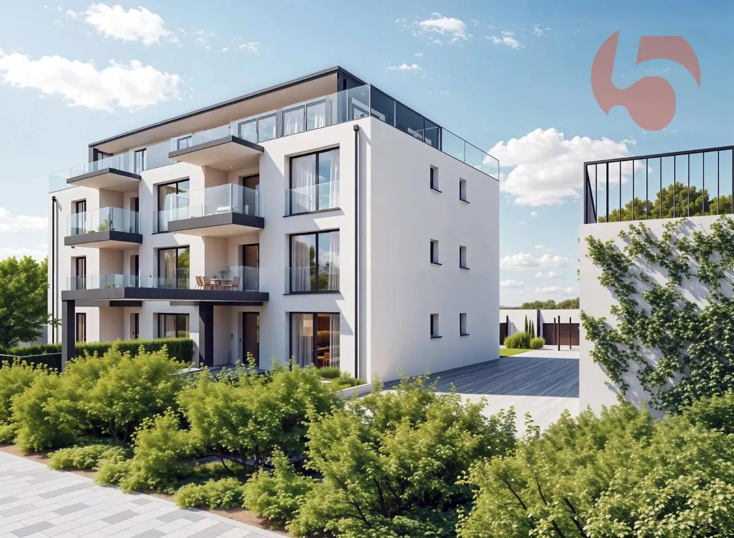 Appartement contemporain 4.5 pièces - Photo 5 sur 13