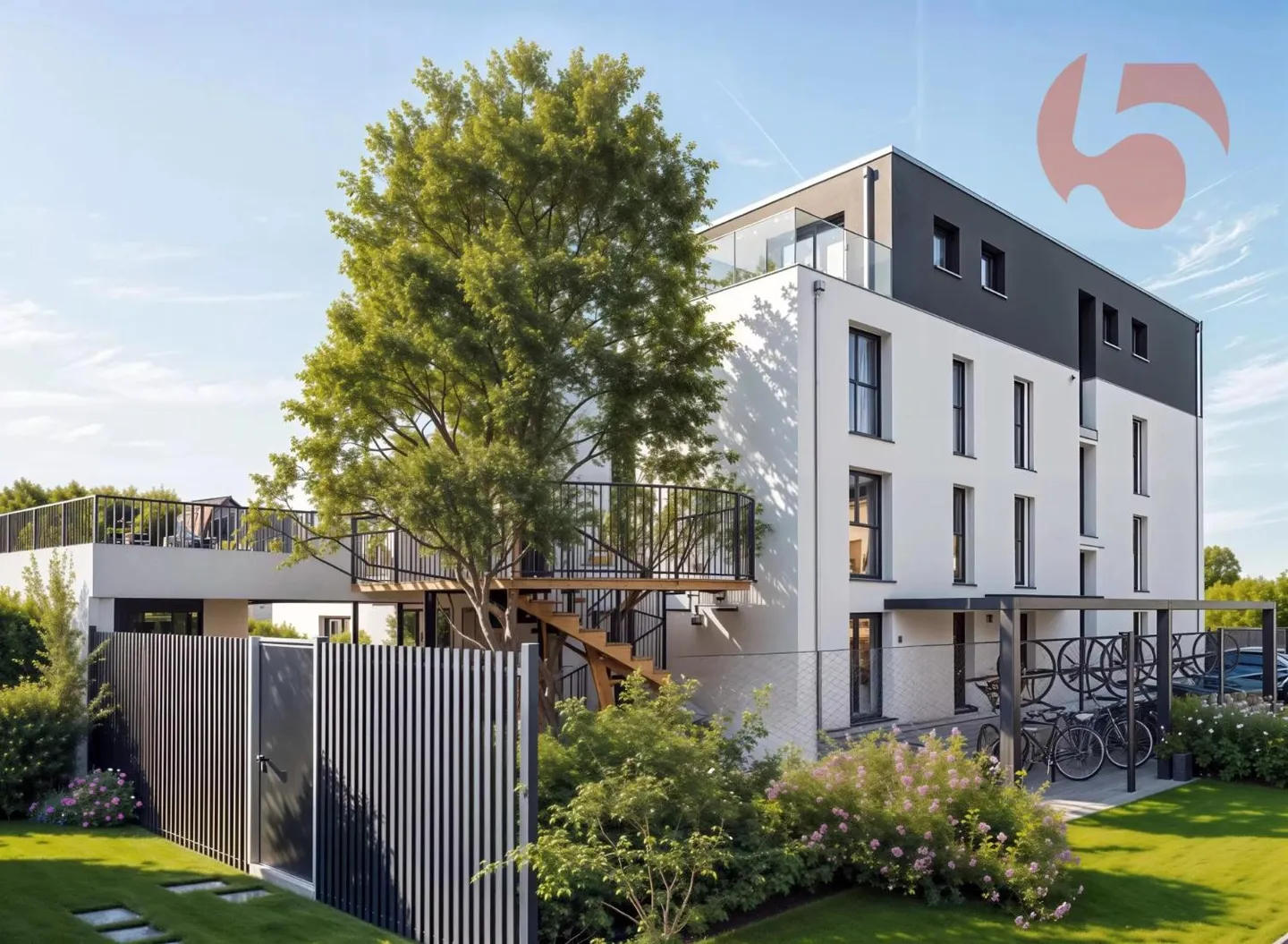 Appartement contemporain 4.5 pièces - Photo 6 sur 13