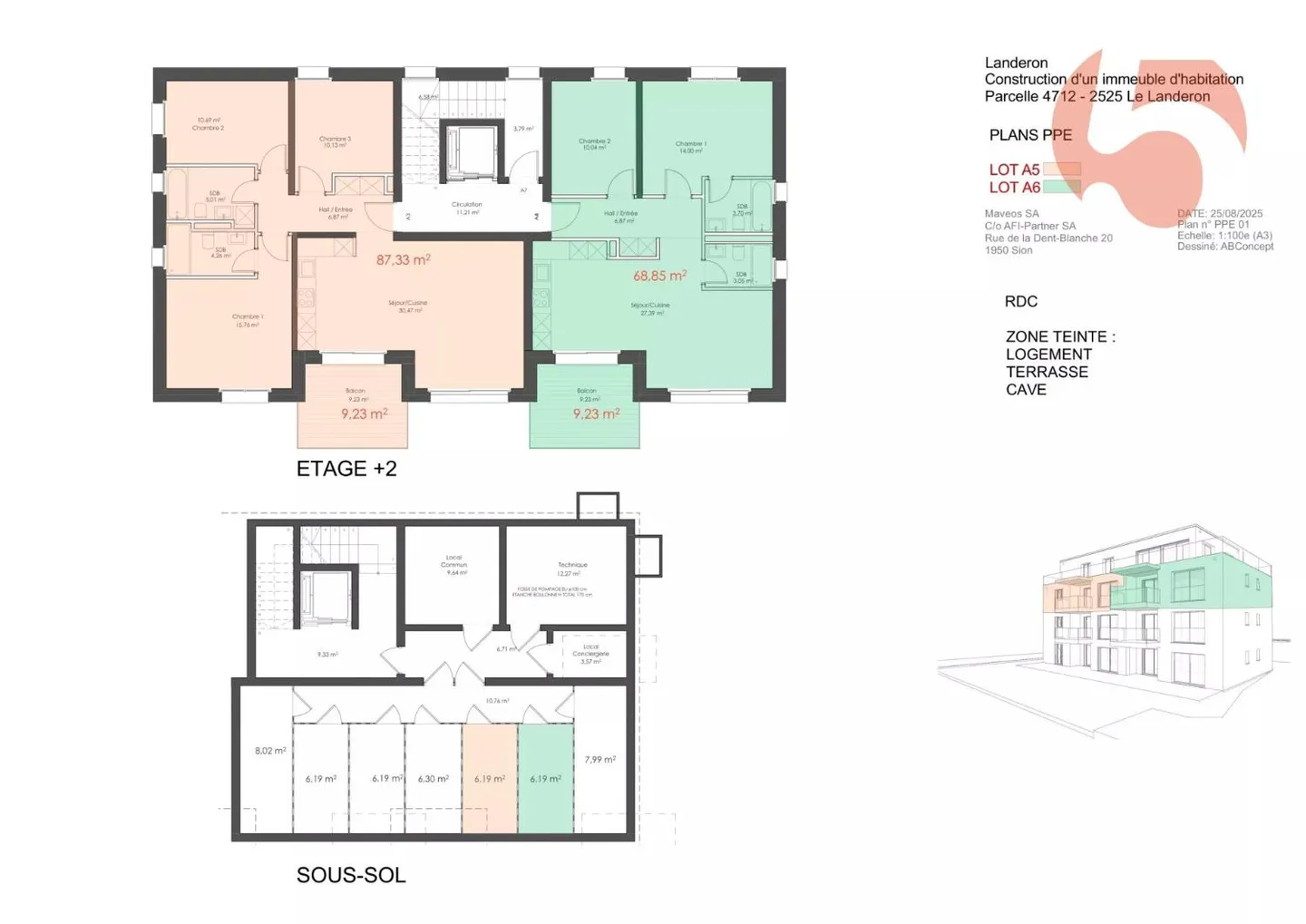Appartement contemporain 4.5 pièces - Photo 8 sur 13