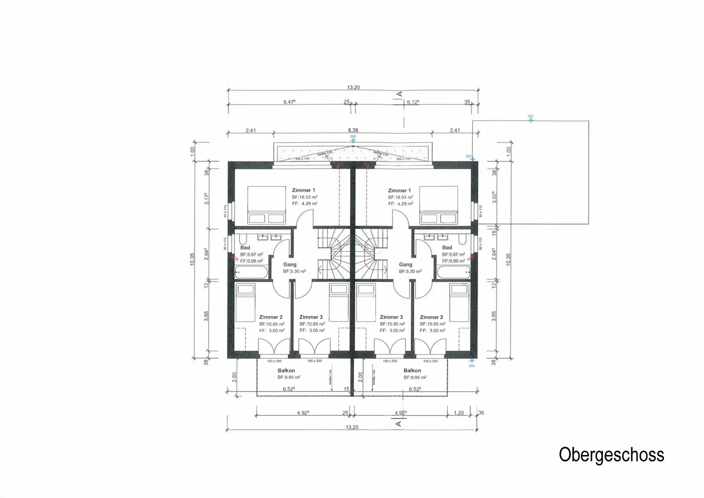 Moderna casa bifamiliare con carport - Foto 10 di 14