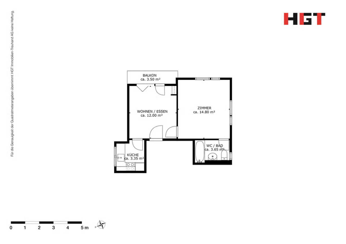 Renovierte und helle 2,5 Zimmer mit Balkon - Foto 11 von 11