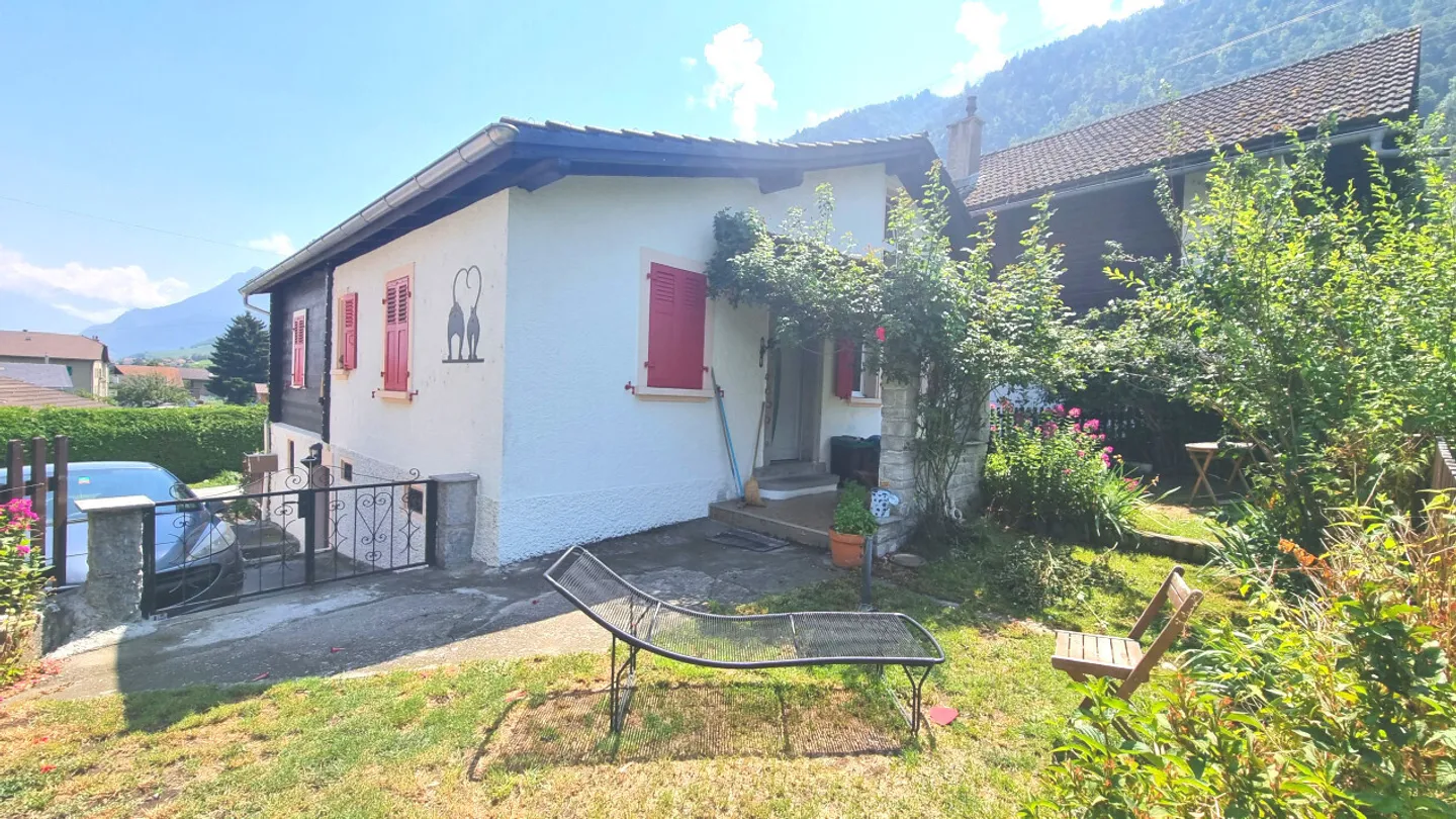 Authentisches, vollständig renoviertes Chalet - Foto 2 von 13