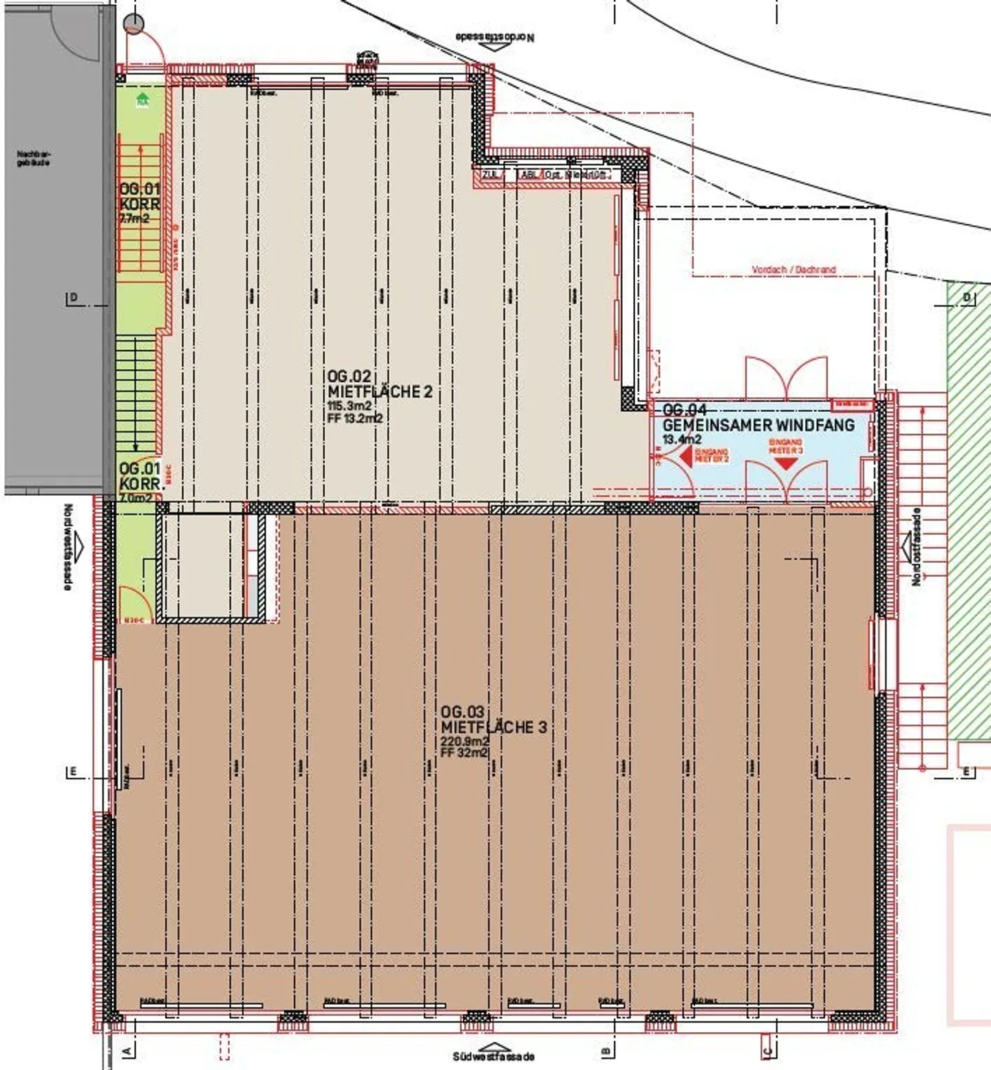 Ihre neue Büro- oder Dienstleistungs-Fläche an Top-Lage - Foto 2 von 5