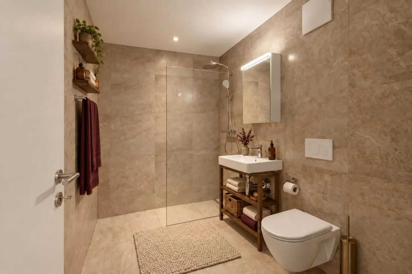 Studio neuf avec balcon et lave-linge privé - Photo 4 sur 4