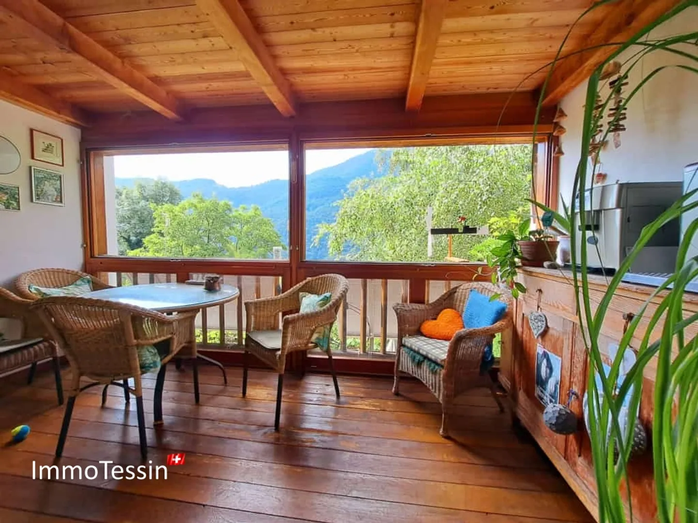 RARITÀ - Un pezzo di paradiso a Berzona, appartamento al pian terreno con giardino di 3000 m² - Foto 6 di 13