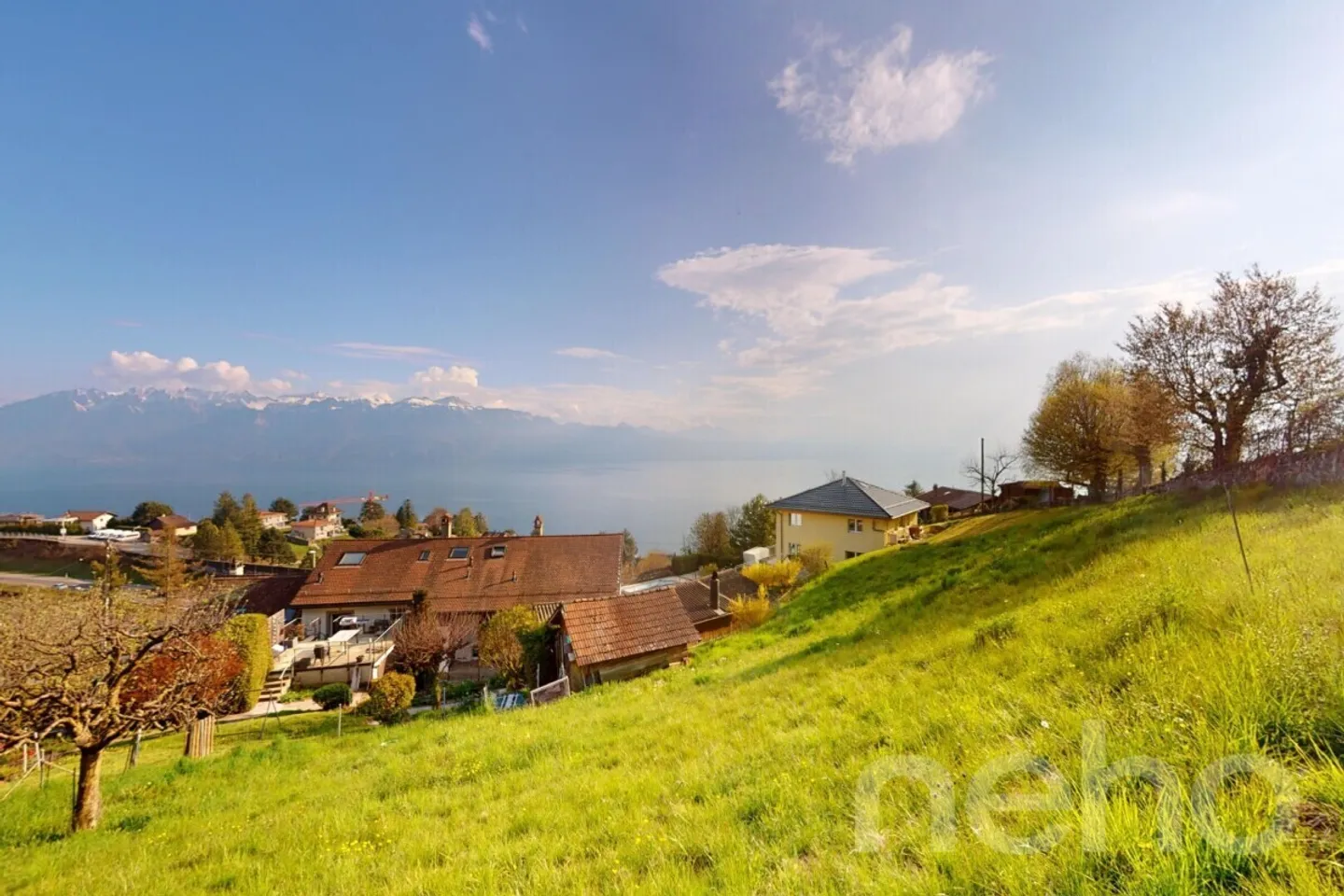 Building plot with panoramic view of the lake and the Alps - Photo 5 of 13