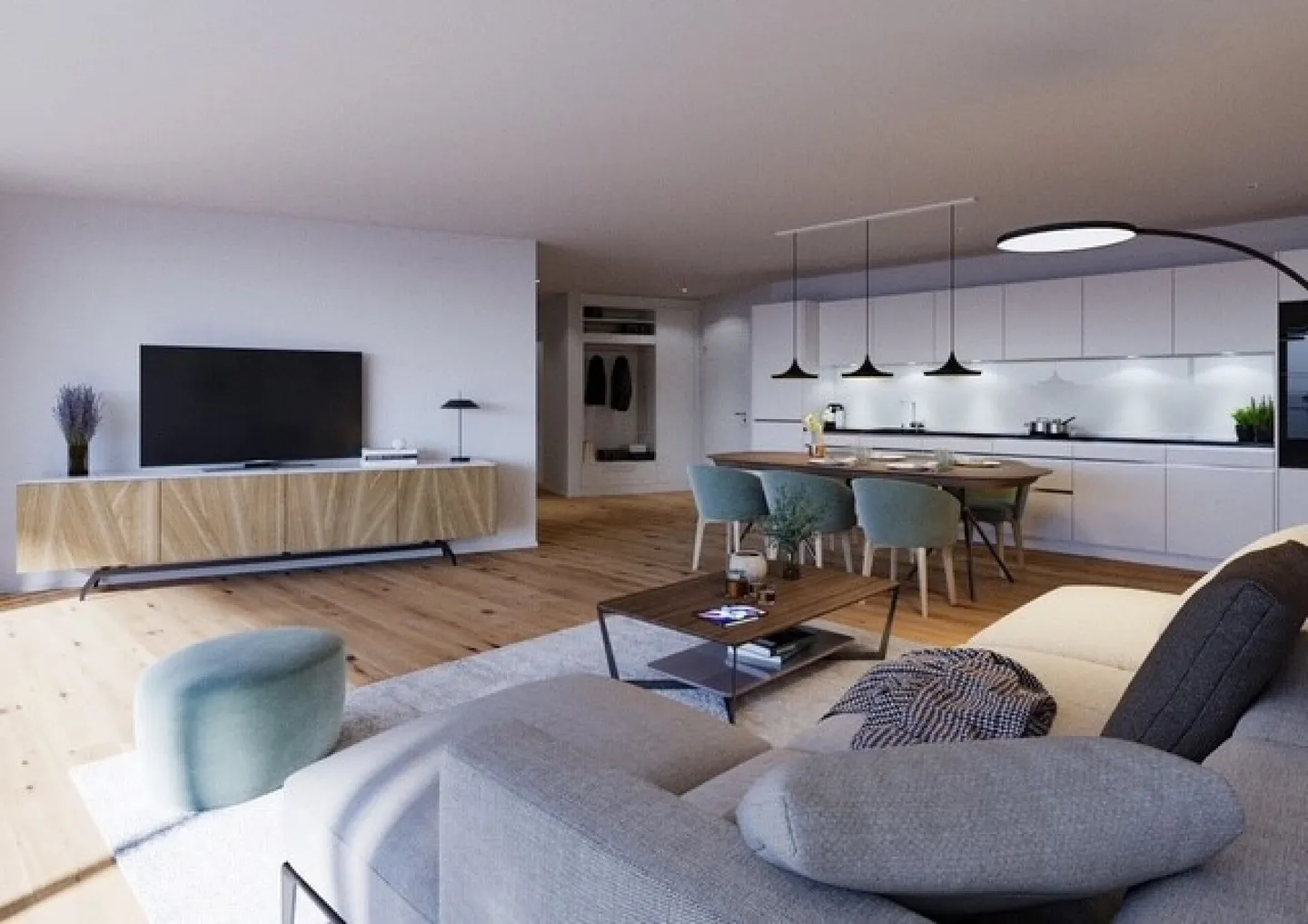 4.5-Zimmer-Eigentumswohnung in Wauwil - Foto 3 di 5