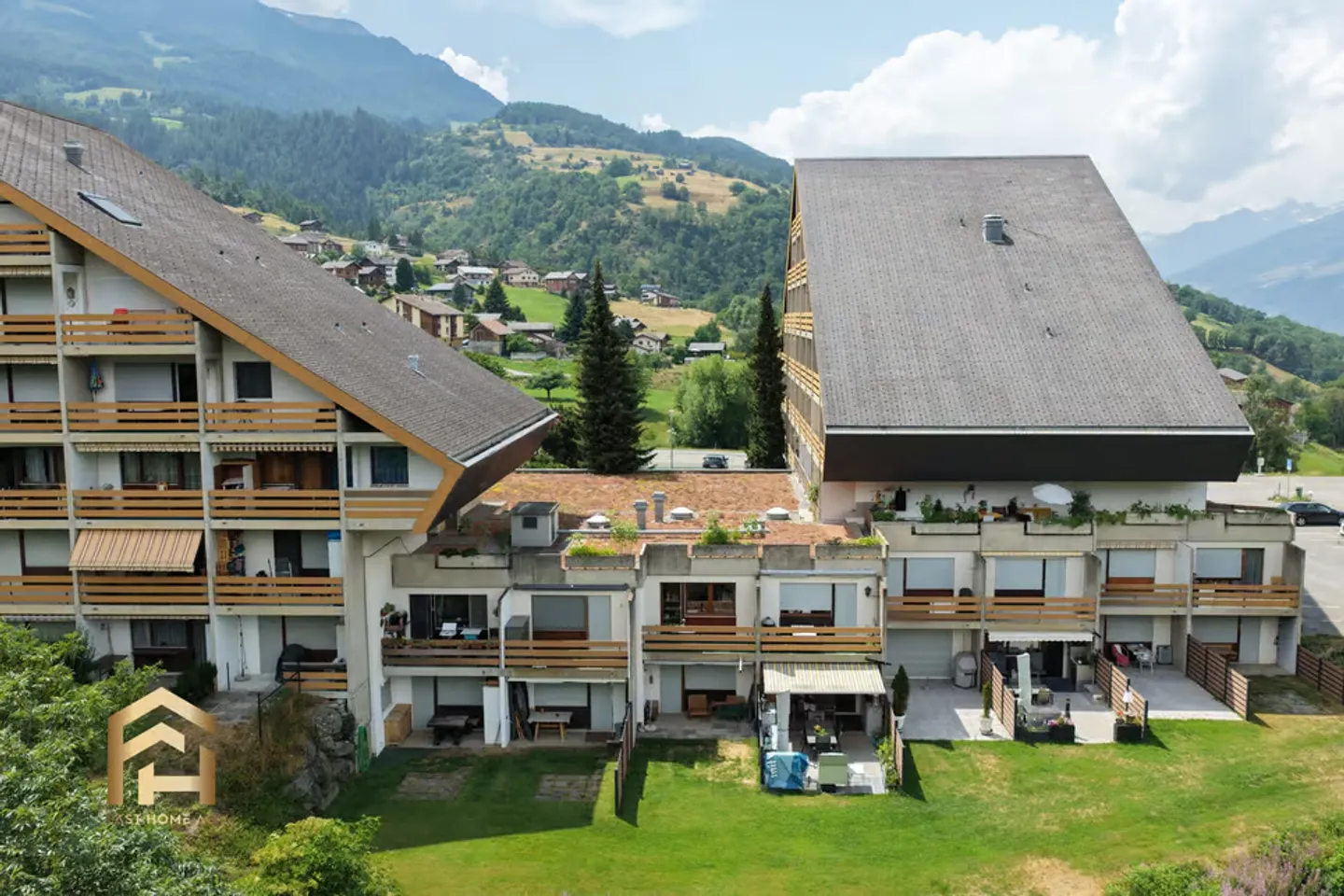 Studio charmant avec balcon à Unterbäch - Photo 10 sur 13