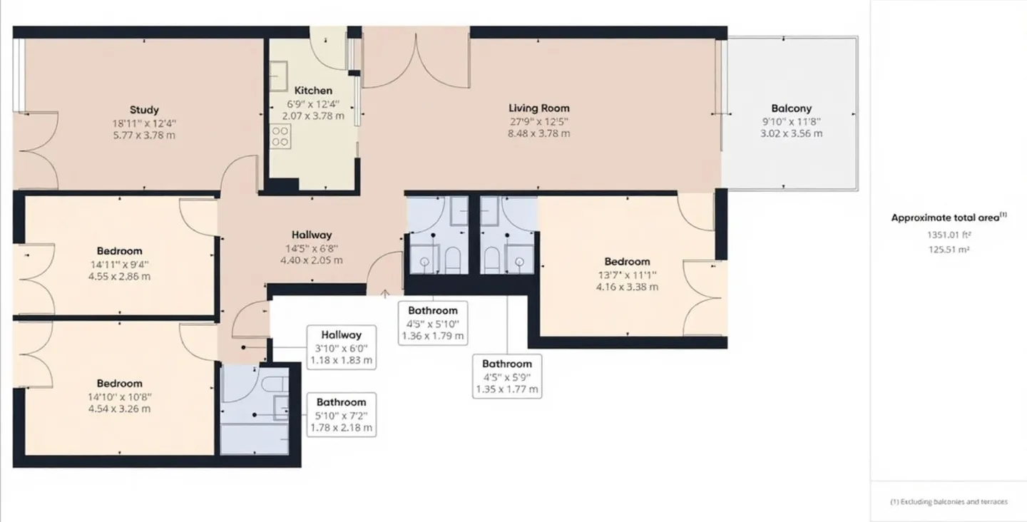 Appartement moderne de 5,5 pièces avec grand balcon à Zurich Affoltern - Photo 2 sur 7