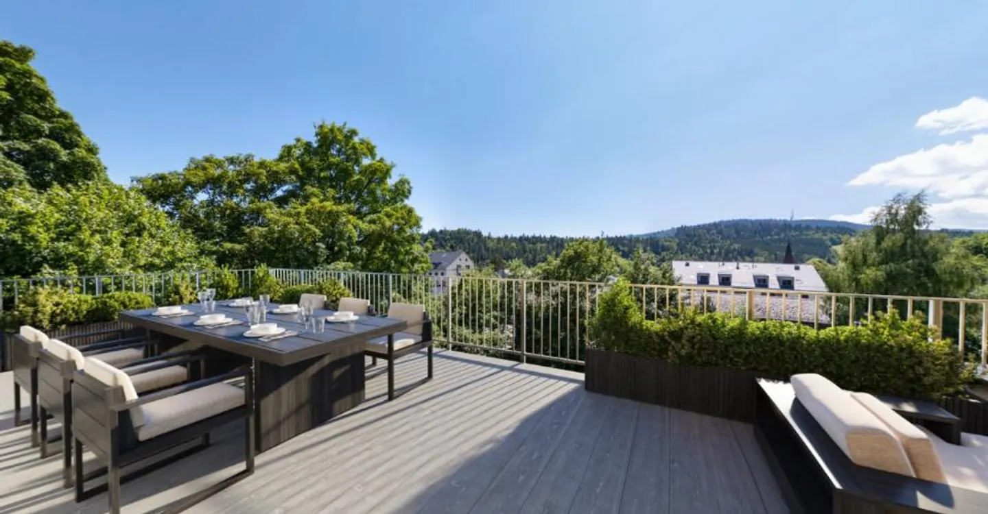 NOUVEAU - EN EXCLUSIVITÉ - ATTIQUE DUPLEX PANORAMIQUE À SAINT-CERGUE - Foto 3 von 10