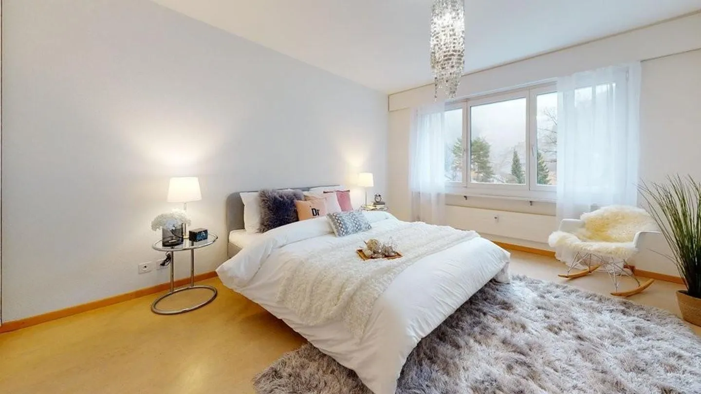 Gemütliche 3.5-Zimmerwohnung in Péry - Foto 6 von 12