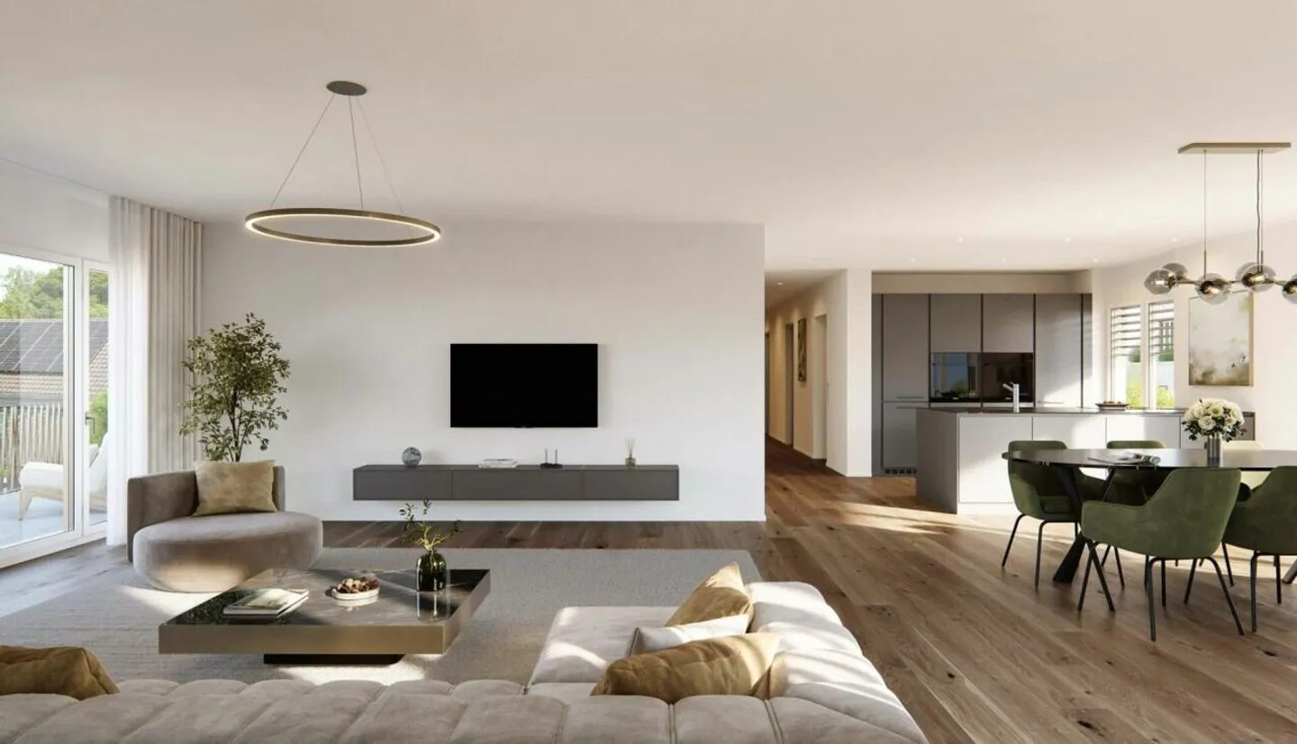 Attico "Linéa" Kreuzlingen - Appartamento nuovo di 5,5 locali con terrazza sud e nord - Foto 2 di 6