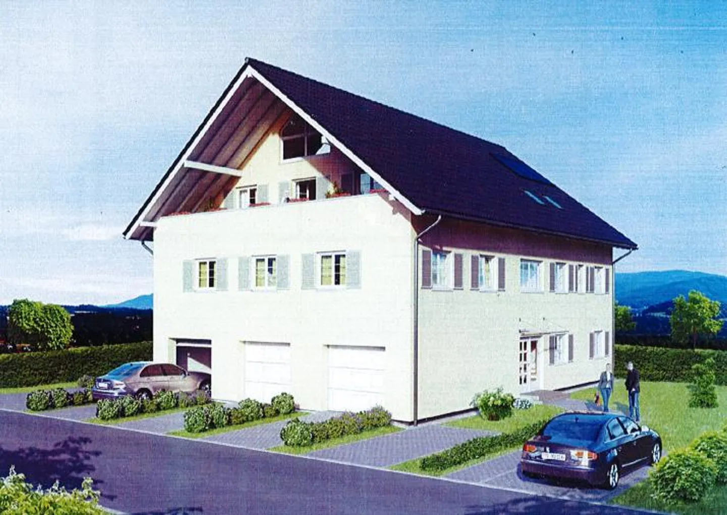 5,5 Zi Eigentumswohnung hoch über dem Bodensee, zwei Seesicht Balkone - Foto 1 di 30