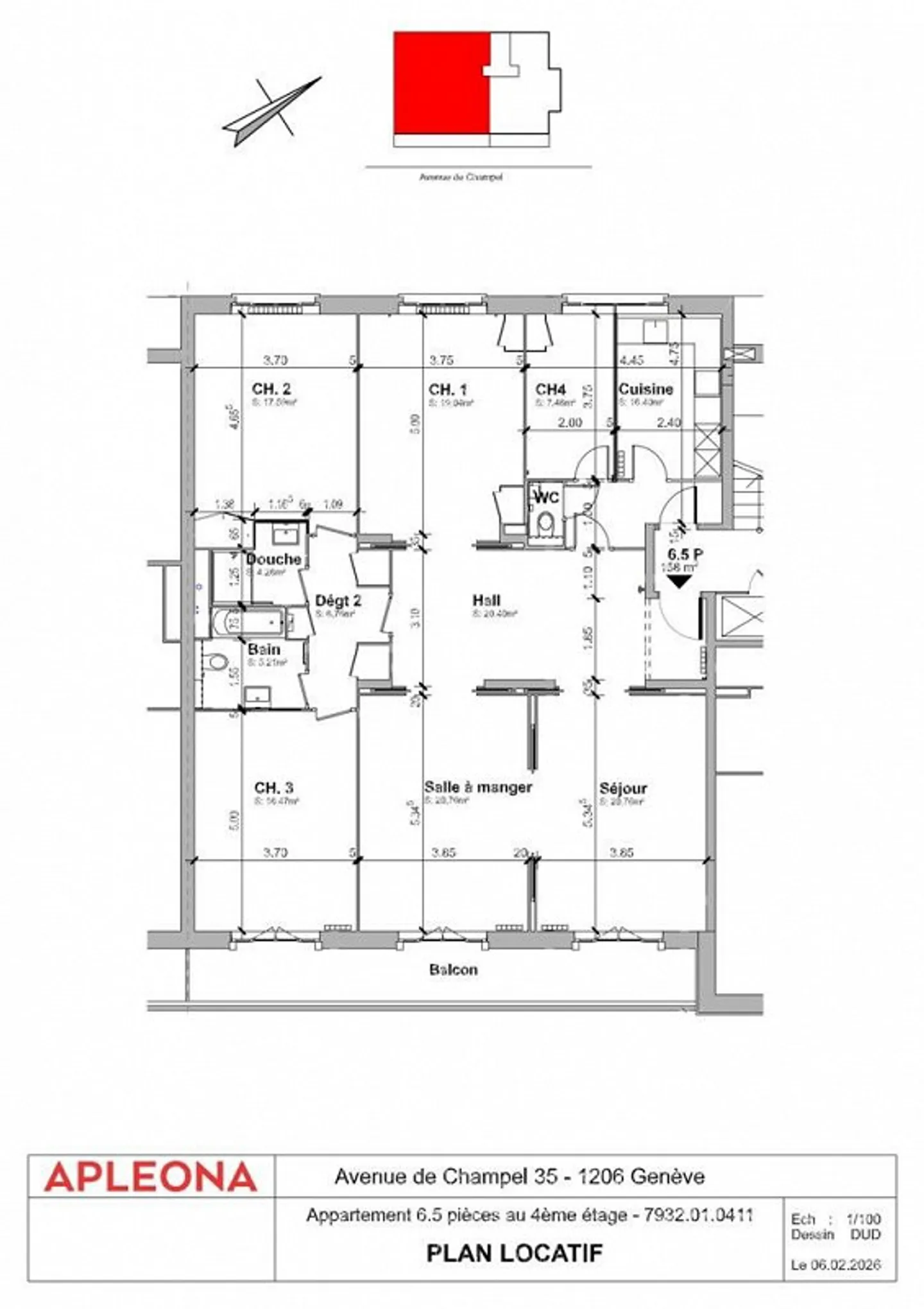 Beautiful apartment with character in the sought-after Champel district - Photo 12 of 12