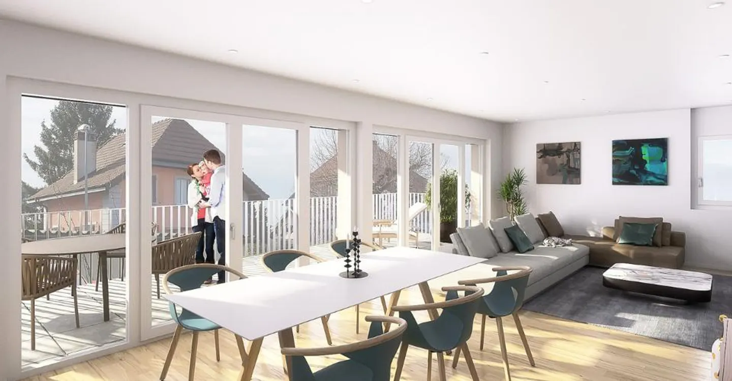 Payerne, for sale, 4.5 room apartment on the 2nd floor + balcony - Photo 4 of 5