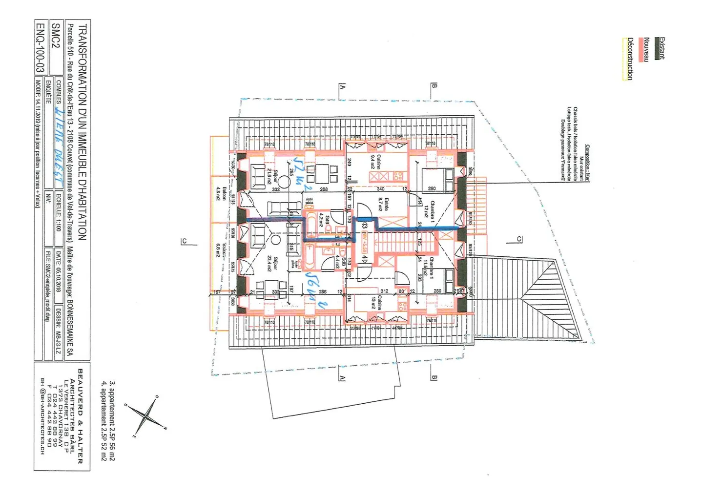 Top floor 2.5 rooms - Photo 11 of 12